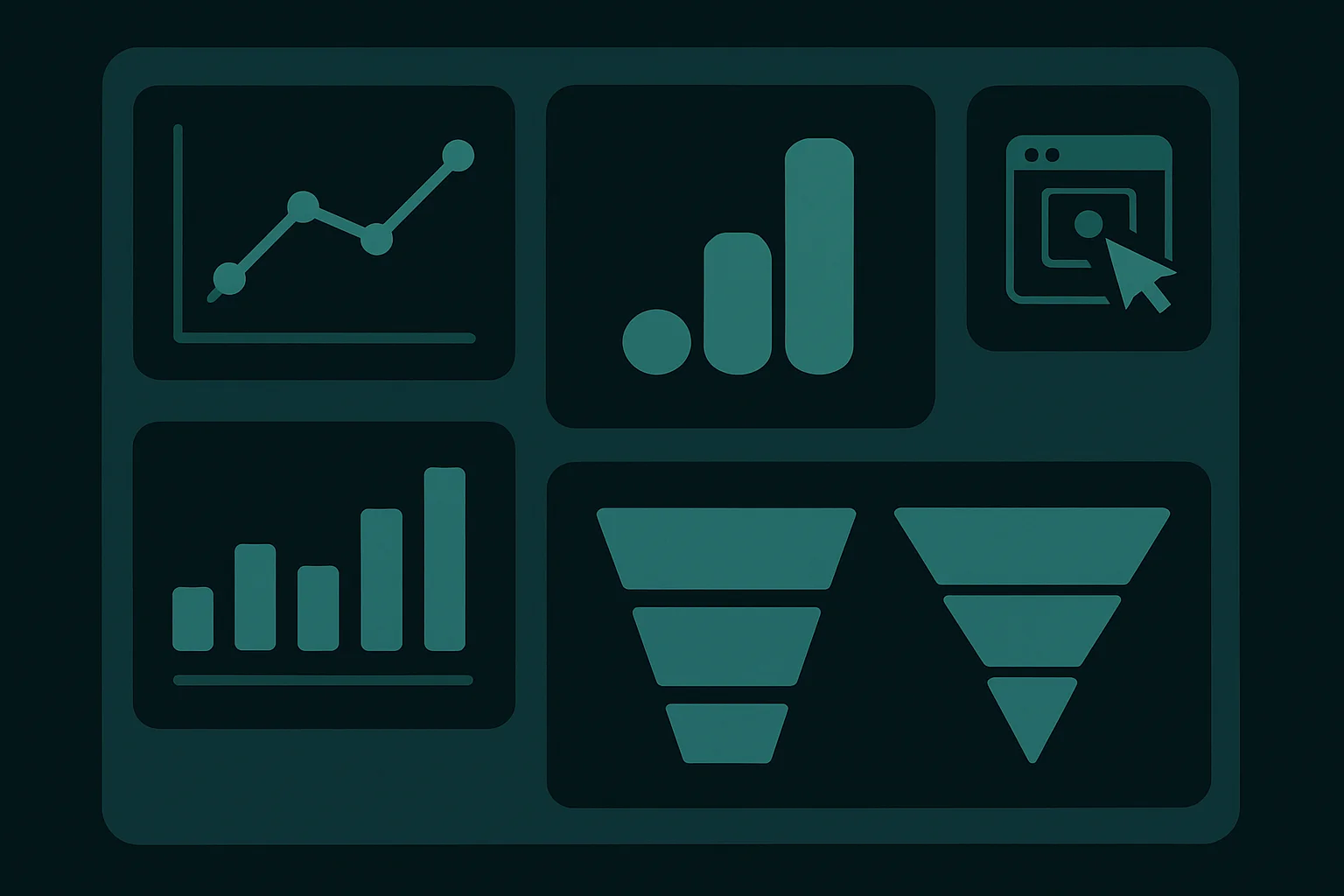 Google Analytics dashboard illustration