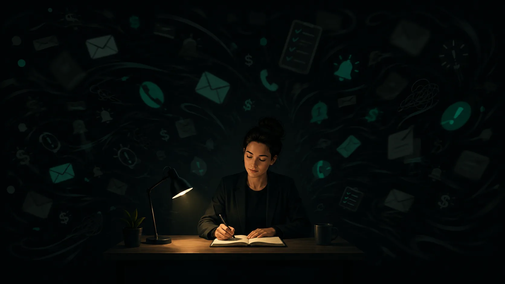 An owner stepping back from the daily grind to do scheduled thinking time on the business